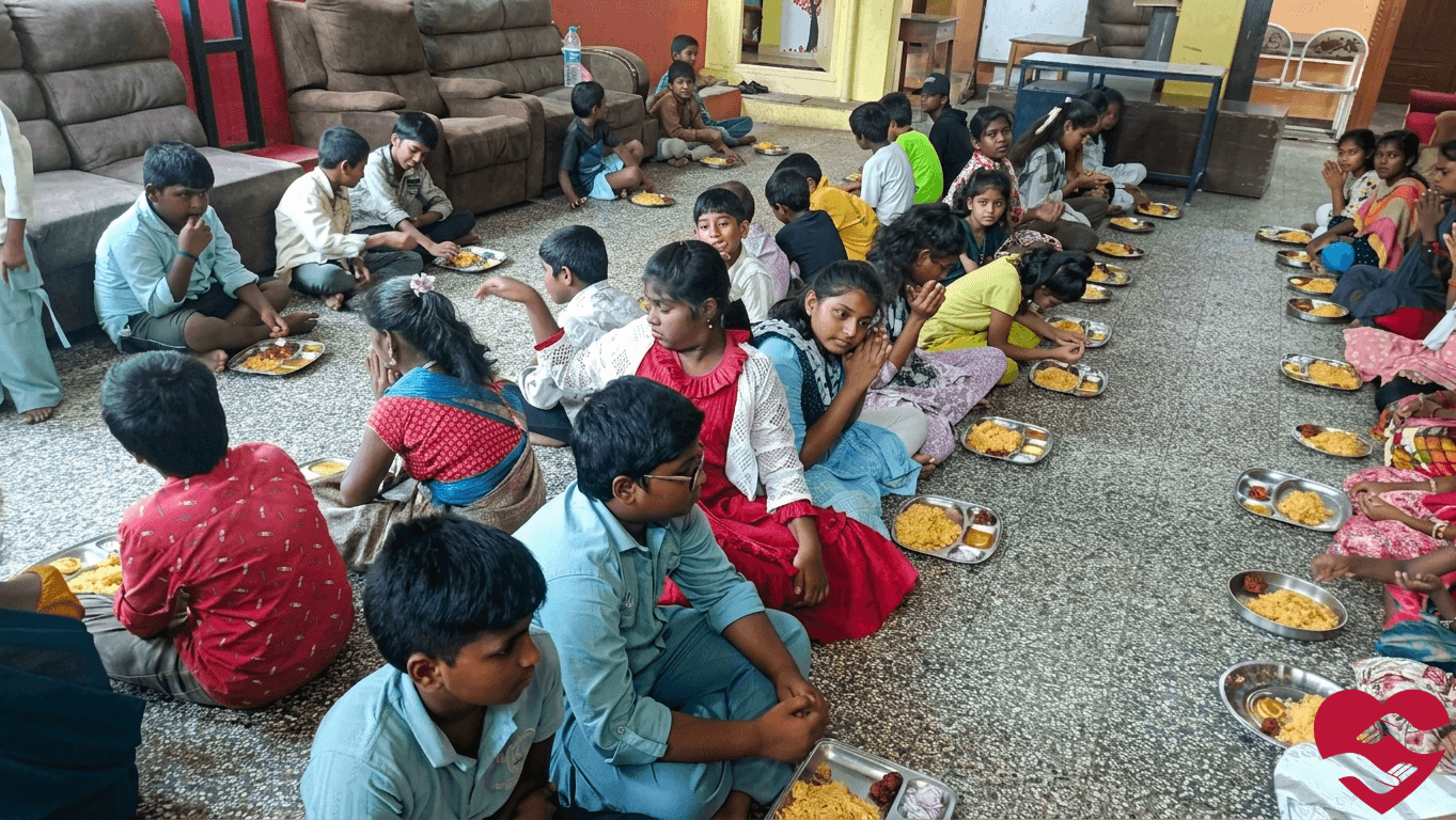 Community care moment at Anbin Karangal Seva Trust in Chennai